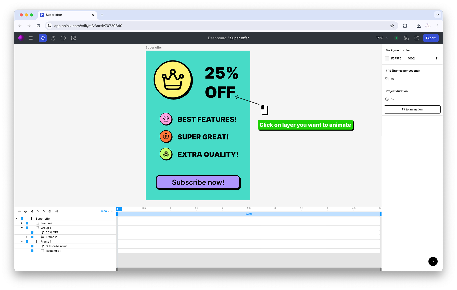 Editor Created Project