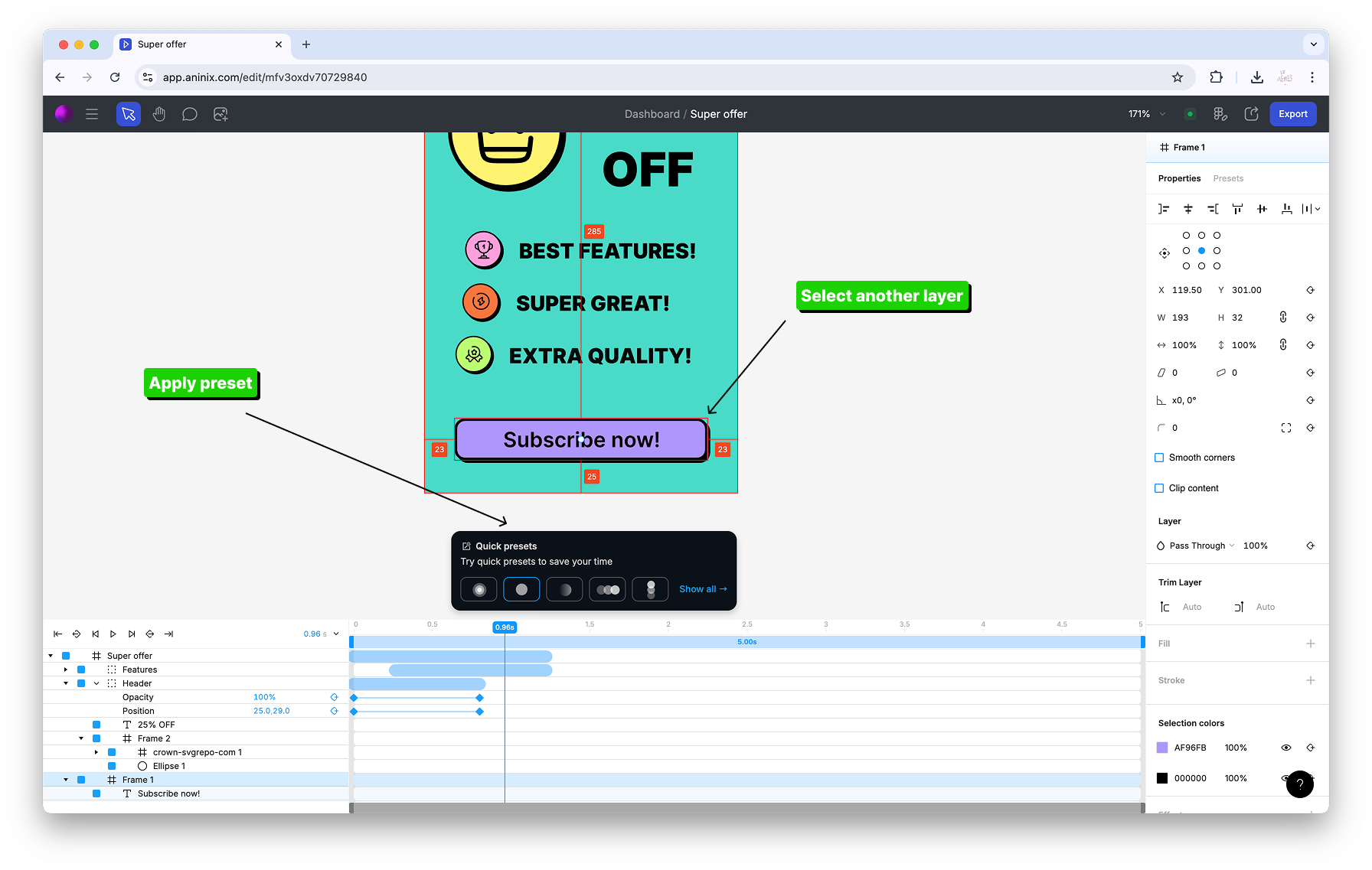 Preset 3 Button